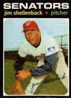 1971 O-Pee-Chee #351 Jim Shellenback Baseball Card