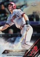 2016 Topps Chrome #162 Paul Goldschmidt Refractor Baseball Card