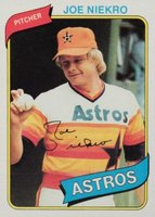 1980 Topps #437 Joe Niekro Baseball Card