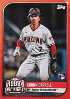 2023 Topps Hobby RIP Night #17 Corbin Carroll Red Baseball Card