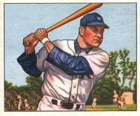 1950 Bowman #18 Eddie Robinson Baseball Card