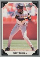 1991 Leaf Preview #9 Barry Bonds Baseball Card