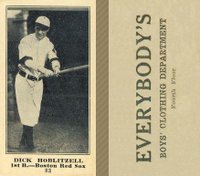 1916 Everybody's #83 Dick Hoblitzell Baseball Card