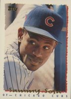 1995 Topps #11 Sammy Sosa Baseball Card