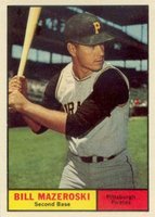 1961 Topps #430 Bill Mazeroski Short Print Baseball Card