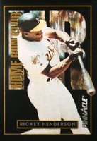 1993 Pinnacle Home Run Club #21 Rickey Henderson Baseball Card