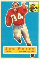 1956 Topps #110 Joe Perry Football Card
