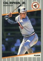 1989 Fleer #617 Cal Ripken Jr. Baseball Card