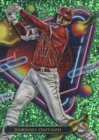 2023 Topps Cosmic Chrome #91 Shohei Ohtani Green Space Dust Baseball Card
