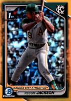 2024 Bowman Draft #BDC202 Reggie Jackson Retrofractor-Gold Baseball Card