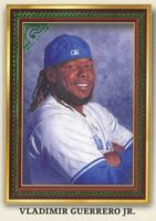 2022 Topps Gallery Portrait Gallery #PG3 Vladimir Guerrero Jr. Green Baseball Card