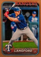 2024 Topps Update #US151 Wyatt Langford Gold Baseball Card