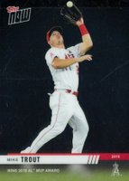 2019 Topps Now Future Award Winners Chrome Winner #MT3 Mike Trout Baseball Card