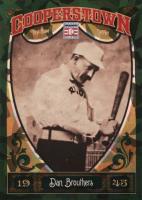 2013 Panini Cooperstown #13 Dan Brouthers Green Crystal Shard Baseball Card