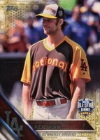 2016 Topps Update #US232 Clayton Kershaw No Glove-Gold Baseball Card