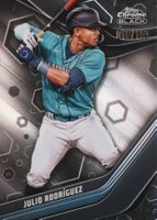 2023 Topps Chrome Black #59 Julio Rodriguez Refractor Baseball Card