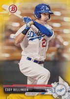 2017 Bowman Prospects #BP149 Cody Bellinger Yellow Baseball Card