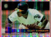 1996 Topps Chrome #159 Rickey Henderson Refractor Baseball Card