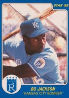 1988 Star Bo Jackson #1 Bo Jackson Kansas City Bomber Baseball Card