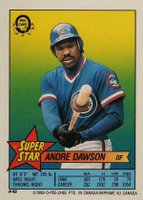 1989 O-Pee-Chee Stickers #48/260 Andre Dawson/Wade Boggs Baseball Card