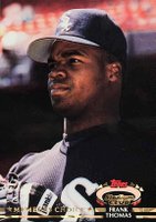 1992 Stadium Club #591 Frank Thomas Baseball Card