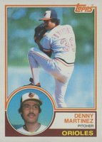 1983 Topps #553 Dennis Martinez Baseball Card