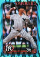 2024 Topps Chrome Update #USC160 Luis Gil Aqua Raywave Baseball Card
