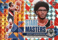 2023 Panini Mosaic Stare Masters #12 Scoot Henderson Mosaic Basketball Card