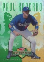 1998 Leaf Rookies & Stars Crusade Update #102 Paul Konerko Green Baseball Card