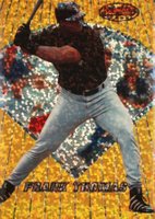 1996 Bowman's Best Preview #BBP13 Frank Thomas Atomic Refractor Baseball Card