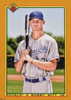 2020 Bowman Chrome 1990 Bowman #90BBWJ Bobby Witt Jr. 5X7-Gold Baseball Card