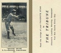 1916 Altoona Tribune #22 Donie Bush Baseball Card