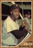 1962 Topps #153GT Pumpsie Green Green Tint Baseball Card