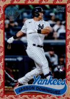 2024 Topps Baseball Japan Edition 1989 Topps #89J27 Jasson Dominguez Gold Baseball Card