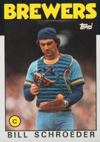 1986 Topps #662 Bill Schroeder Baseball Card
