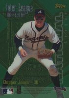 1997 Topps Inter-League Match-Up #ILM13 Chipper Jones/Mo Vaughn Baseball Card
