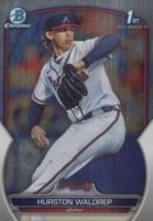 2023 Bowman Draft #BDC114 Hurston Waldrep Chrome Baseball Card