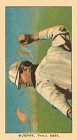 1909 White Borders Ghosts, Miscuts, Proofs, Blank Backs & Oddities #351 Danny Murphy Throwing Baseball Card