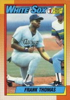 1990 Topps #414 Frank Thomas Name on Front Baseball Card