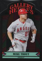 2022 Topps Gallery Gallery of Heroes #GOH6 Mike Trout Baseball Card