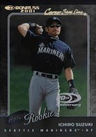 2001 Donruss #195 Ichiro Suzuki Career Stat Line Baseball Card