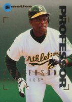 1995 Emotion #71 Rickey Henderson Baseball Card