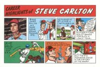 1973 Topps Comics # Steve Carlton Baseball Card