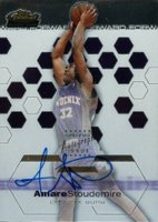 2002 Finest #173 Amare Stoudemire Autograph Basketball Card