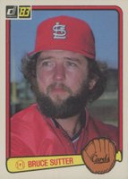 1983 Donruss #40 Bruce Sutter Baseball Card