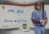 2021 Topps Definitive Definitive Autograph Collection #ABO Alec Bohm Baseball Card