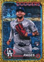 2024 Topps Chrome Update #USC148 Andy Pages SP-Gold Speckle Baseball Card