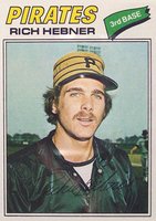 1977 Topps #167 Rich Hebner Baseball Card
