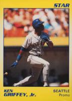 1990 Star Promos # Ken Griffey Jr. Blue on Yellow Baseball Card