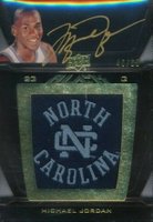 2011 Upper Deck Black College Vault Autograph #V-MJ Michael Jordan Basketball Card
